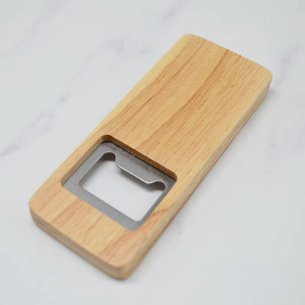 Wooden Bottle Opener - Free Custom Label for Gifting