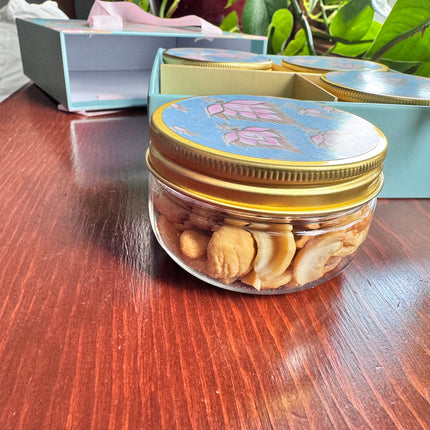6 Pack Dry Fruits Gift Box with Handle ( Dry Fruits Not Included) with 3oz Jars