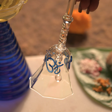 Ringing Glass Bell: Pink / Glass