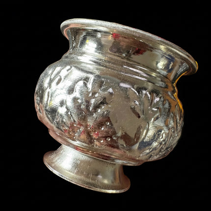 German Silver Bowl with Potli Gift Bag