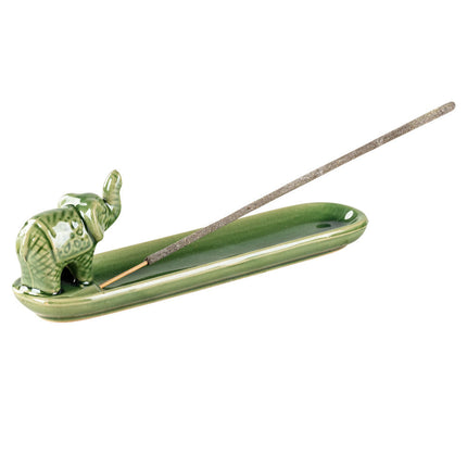 Ceramic Elephant Incense Burner