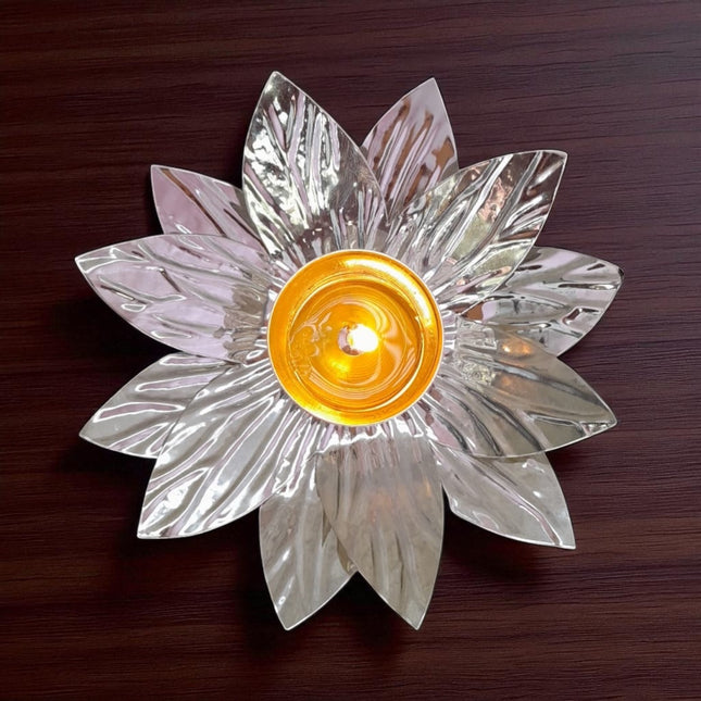 Silver Plated Diya