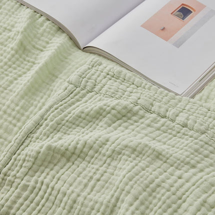 EMME Muslin Throw Blanket 100% Cotton Blankets for Couch Breathable Gauze All Season Soft and Lightweight Pre-Washed (Teal, 50"x70")