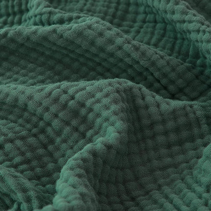 EMME Muslin Throw Blanket 100% Cotton Blankets for Couch Breathable Gauze All Season Soft and Lightweight Pre-Washed (Teal, 50"x70")