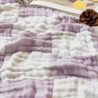 51 - Checkered Lavender / Twin