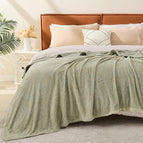 43 - Cotton + Fleece Sage Green / Queen