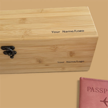 Eco-Luxury Bamboo Wine Gift Set | 5-Piece Bar Tool Kit with Corkscrew & Free Sustainable Custom Label