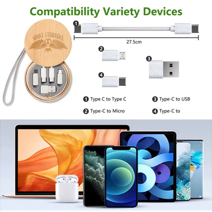 Bamboo Travel Charger Kit - Pack of 10