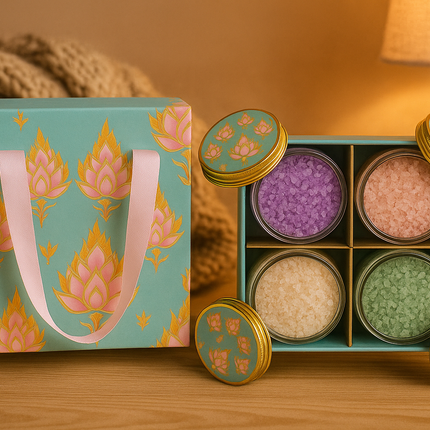 Spa Gift Set with Assorted Bath Salts