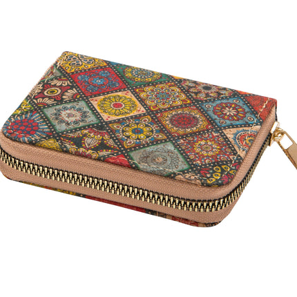 Small Organizational Cork Wallet, 3 Assorted