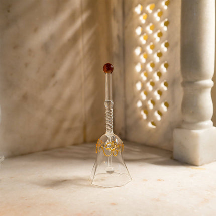 Ringing Glass Bell: Pink / Glass