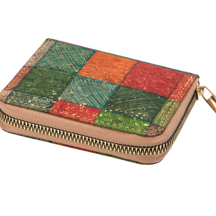 Small Organizational Cork Wallet, 3 Assorted