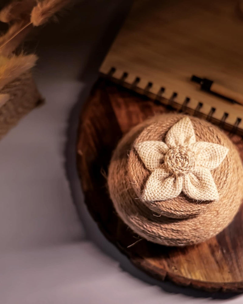 Jute Candle Jar with Basil & Mint