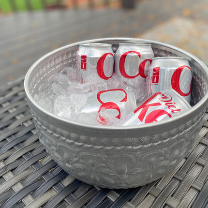 Aluminum Salad Bowls, Ice Bucket/ Decorative