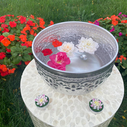 Aluminum Salad Bowls, Ice Bucket/ Decorative