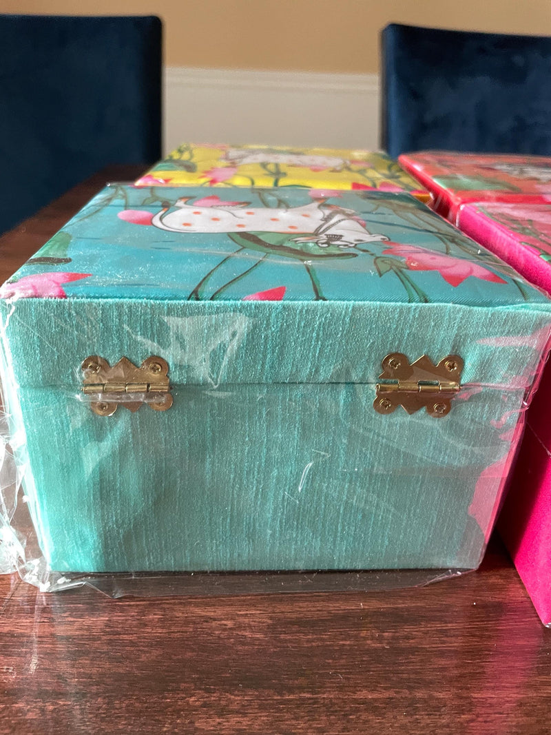 Pichwai Wooden Box