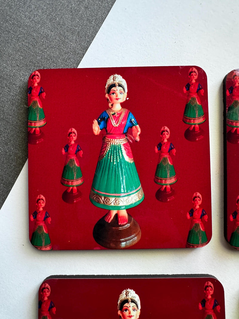 Ethnic Cup Coaster - Butta Bomma