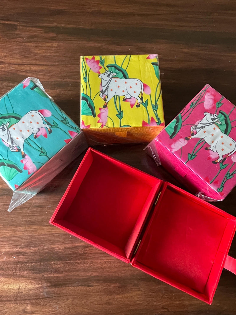 Pichwai Wooden Box