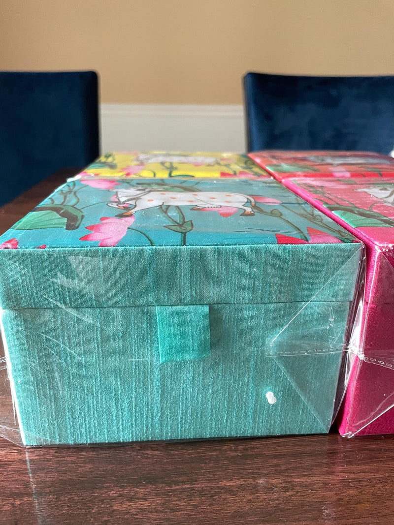 Pichwai Wooden Box