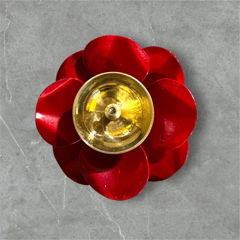 New Design Brass Rose Diya