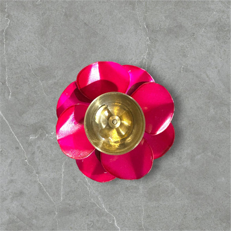 New Design Brass Rose Diya