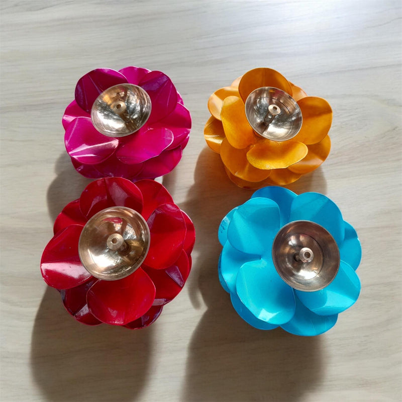 New Design Brass Rose Diya