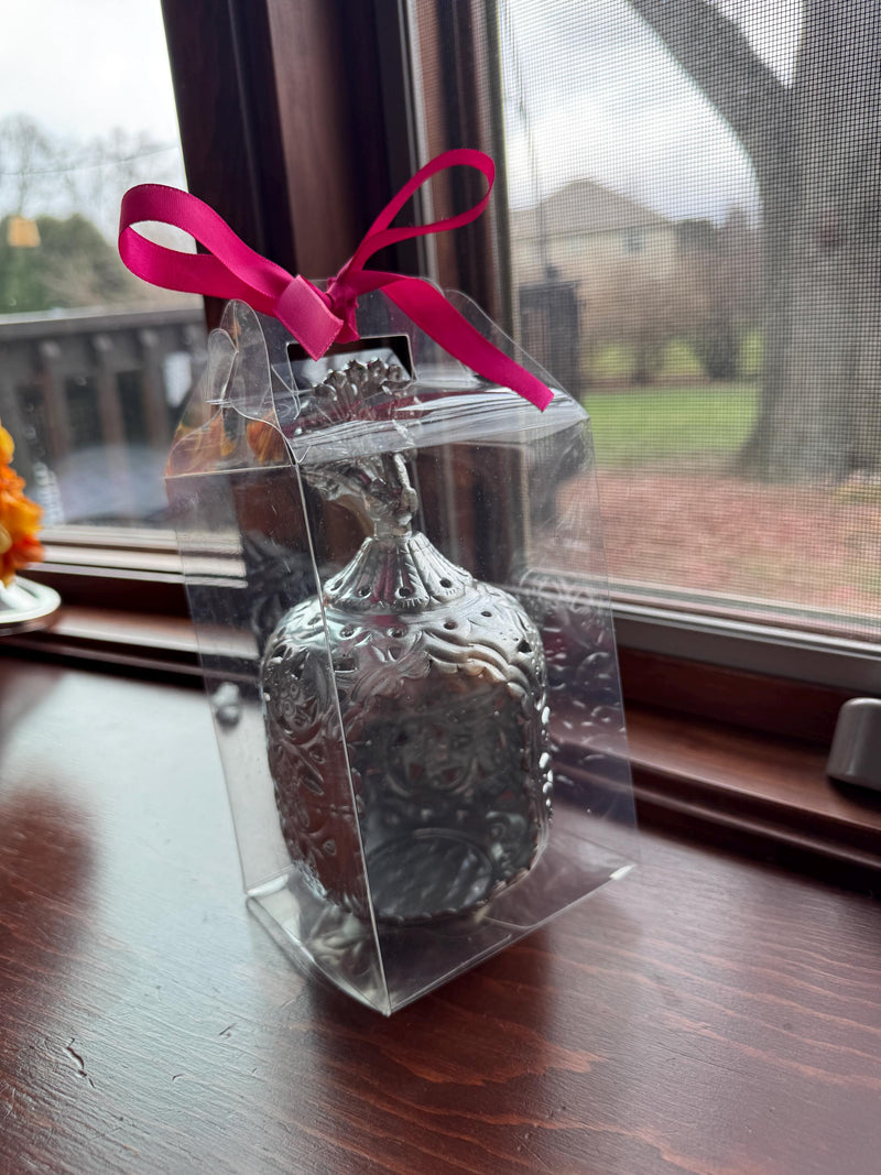 Peacock Tlight holder in a gift box