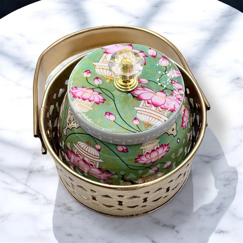 4pcs Return Gift (Favor) Box in Basket