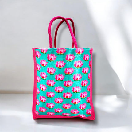 5pcs Jute Bag with Digital Print