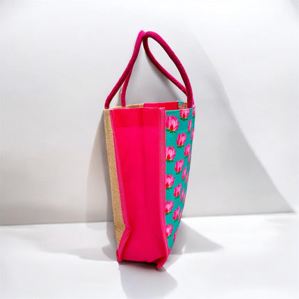5pcs Jute Bag with Digital Print