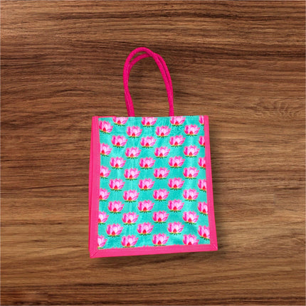 5pcs Jute Bag with Digital Print