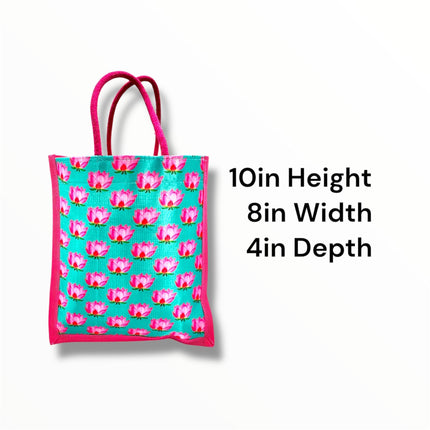 5pcs Jute Bag with Digital Print