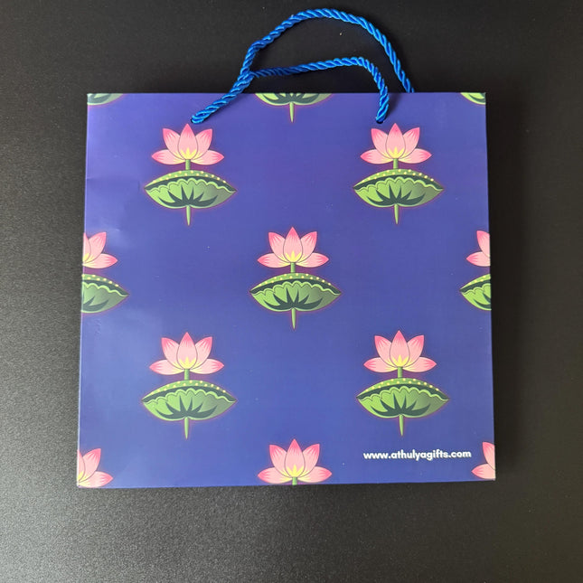 10pcs Premium Gift Bags Lotus (Pichwai) Design
