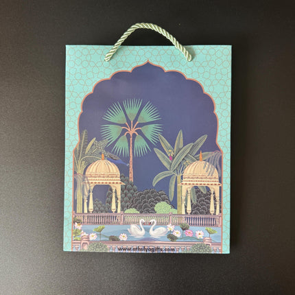 10pcs Premium Gift Bags Garden Palace (Pichwai) Design