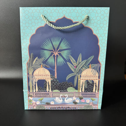 10pcs Premium Gift Bags Garden Palace (Pichwai) Design