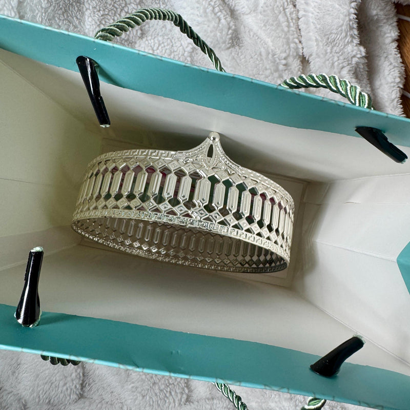 Silver Plated Pichwai Tray 6in