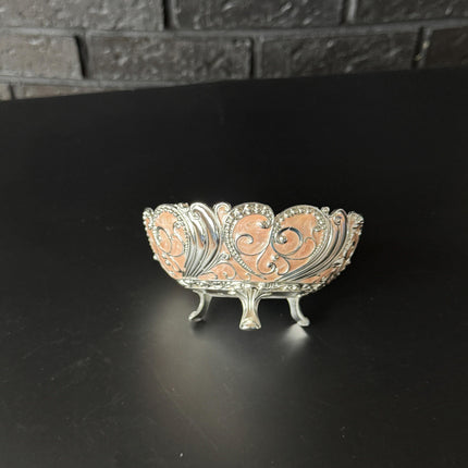 5in Pink German Silver Bowl with Gift Box
