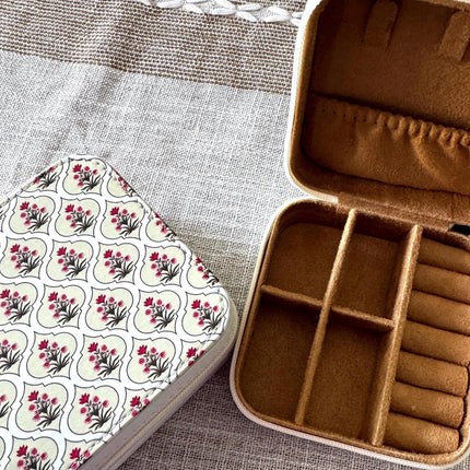 Boho / Jaipur Art /Damask Small Jewelry Box