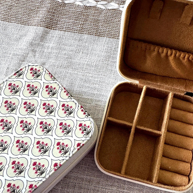 Boho / Jaipur Art /Damask Small Jewelry Box