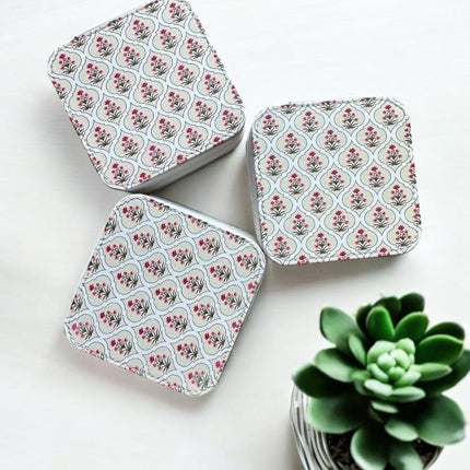 Boho / Jaipur Art /Damask Small Jewelry Box