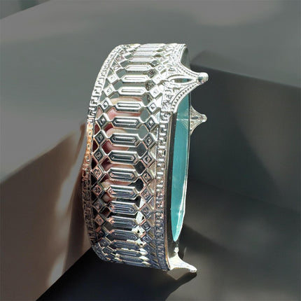 Silver Plated Pichwai Box/Container (Not Airtight)