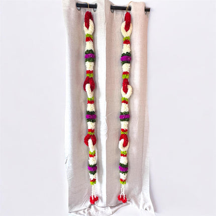 6ft Loop Garland Pair - Red