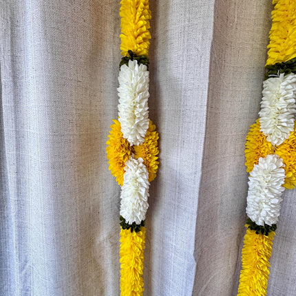 6ft Loop Garland Pair - Yellow