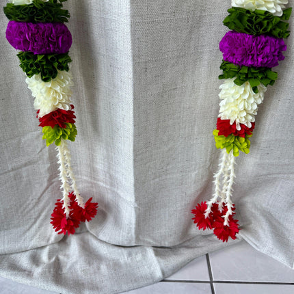 6ft Loop Garland Pair - Red