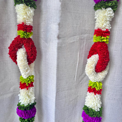 6ft Loop Garland Pair - Red