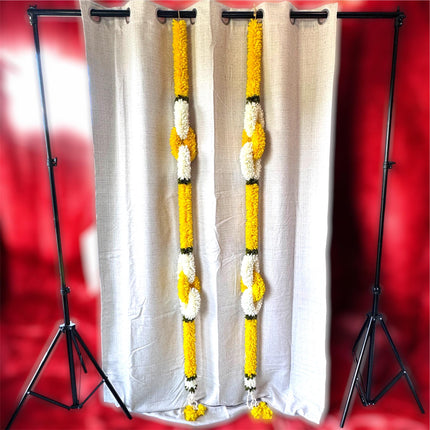 6ft Loop Garland Pair - Yellow