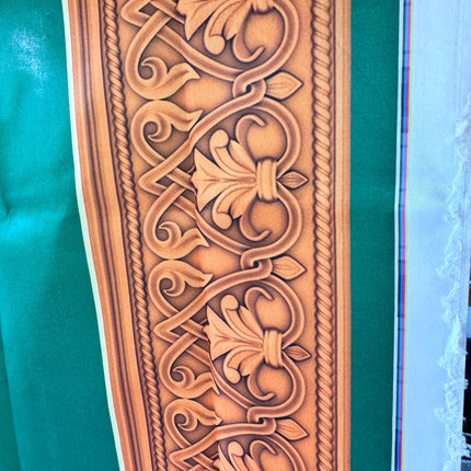 5x8ft Kolam/ Muggu Backdrop - Green