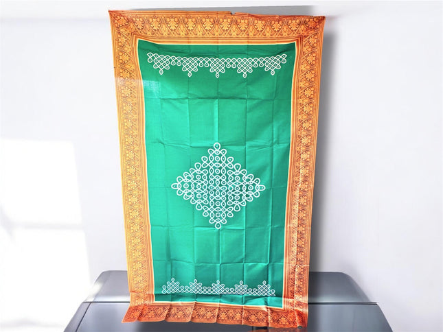 5x8ft Kolam/ Muggu Backdrop - Green